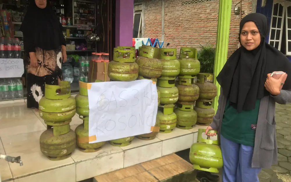 Masuki Minggu Pertama Puasa Keberadaan Gas 3 Kg Langka di Wilayah Kecamatan Suruh
