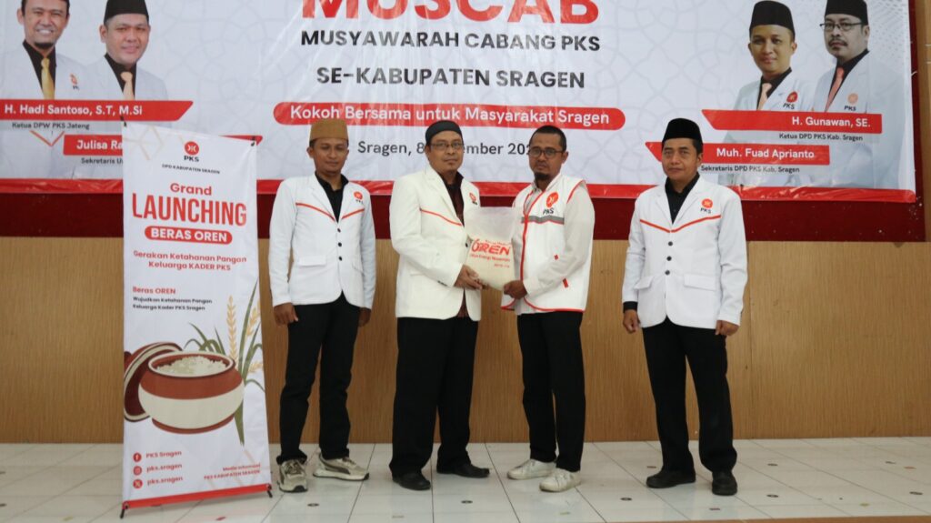 Launching beras oren
